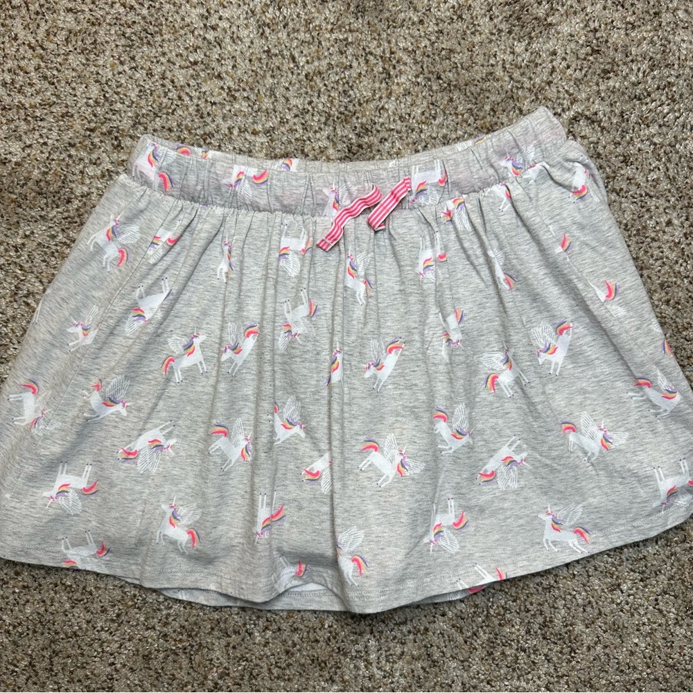 3/$10 💜 Unicorn Skirt with attached Undershorts
